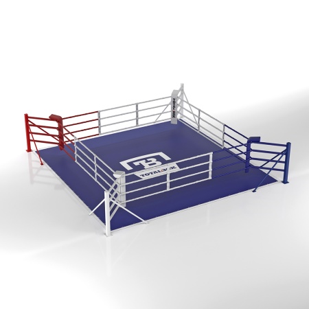 Купить Ринг боксерский напольный Totalbox на упорах 4х4м в Прокопьевске 