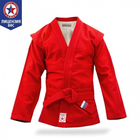 Купить Куртка для самбо "Атака" ВФС (подкладка, пояс)  р 36-48 в Прокопьевске 