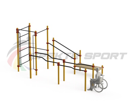 Купить Спортивный комплекс для инвалидов-колясочников WRK-D16_76mm в Прокопьевске 