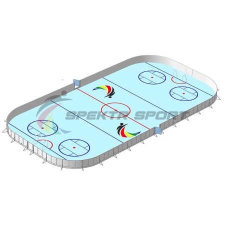 Купить Хоккейная коробка, борта фанера 12 мм, 40х20 в Прокопьевске 