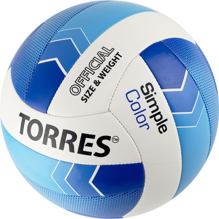 Купить Мяч волейбольный Torres Simple Color любительский р.5 в Прокопьевске 
